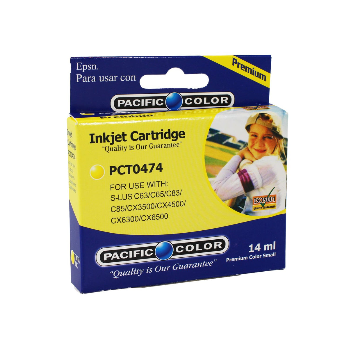 Cartucho De Tinta Para Epson To 474 Yellow 14Ml