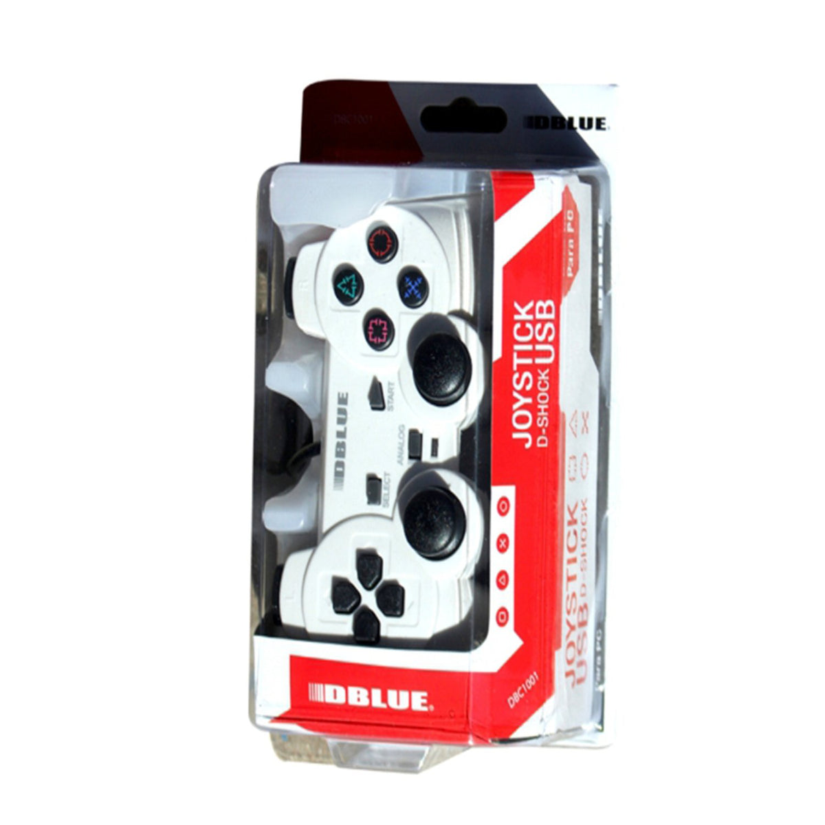 Control DBlue D-shock USB ergonómico Silver