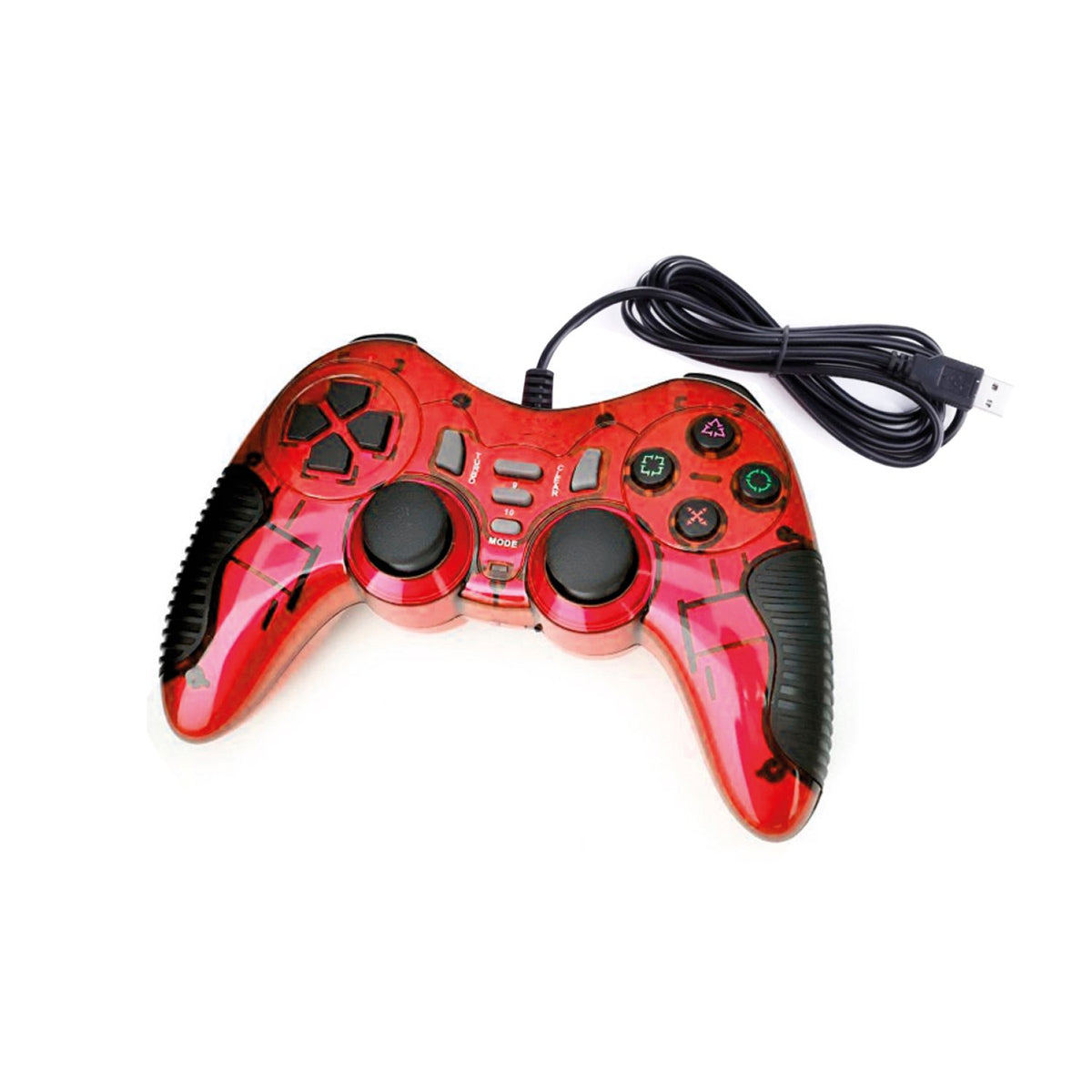 Control DBlue D-shock USB cable 1.56M, Red