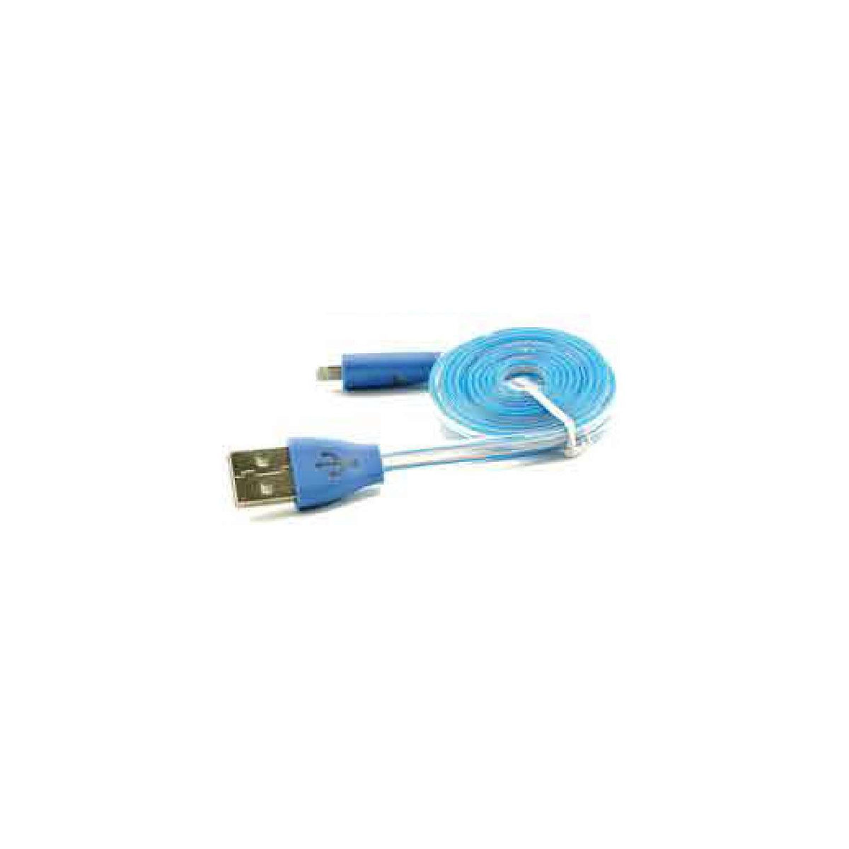 Cable Con Luz Sonrisa Multicolor De USB A Lightning