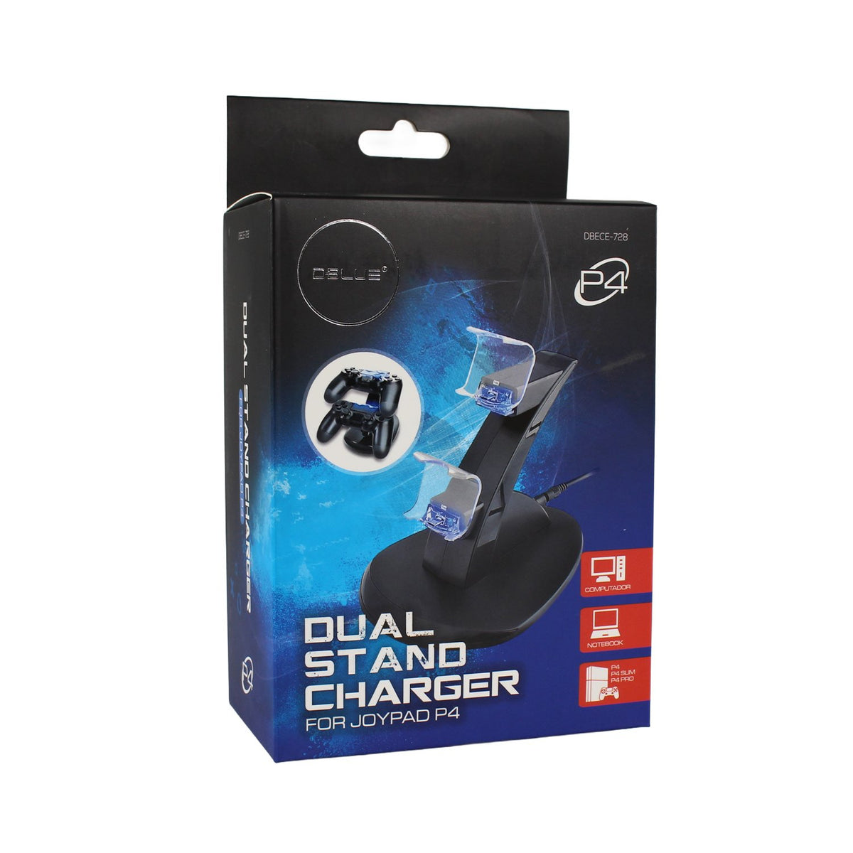 Cargador doble para PS4, DBlue