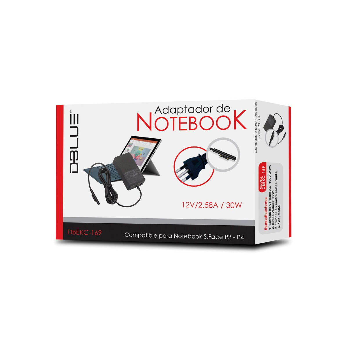 Cargador de notebook DBlue 12v/2.58a