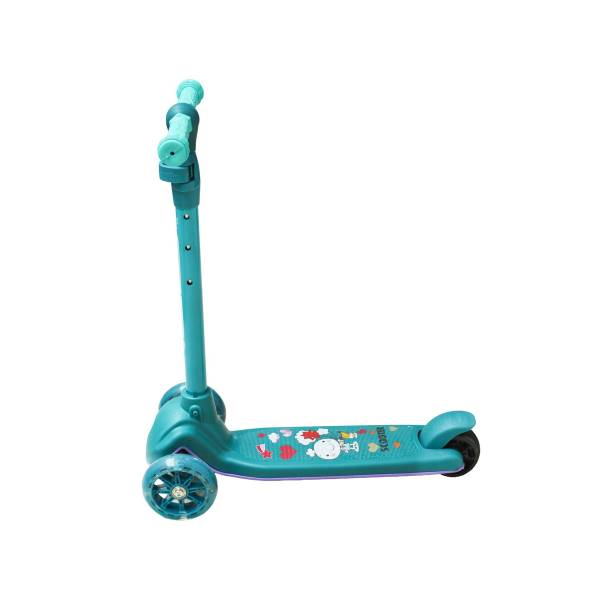 Scooter 4 ruedas con Luz Green