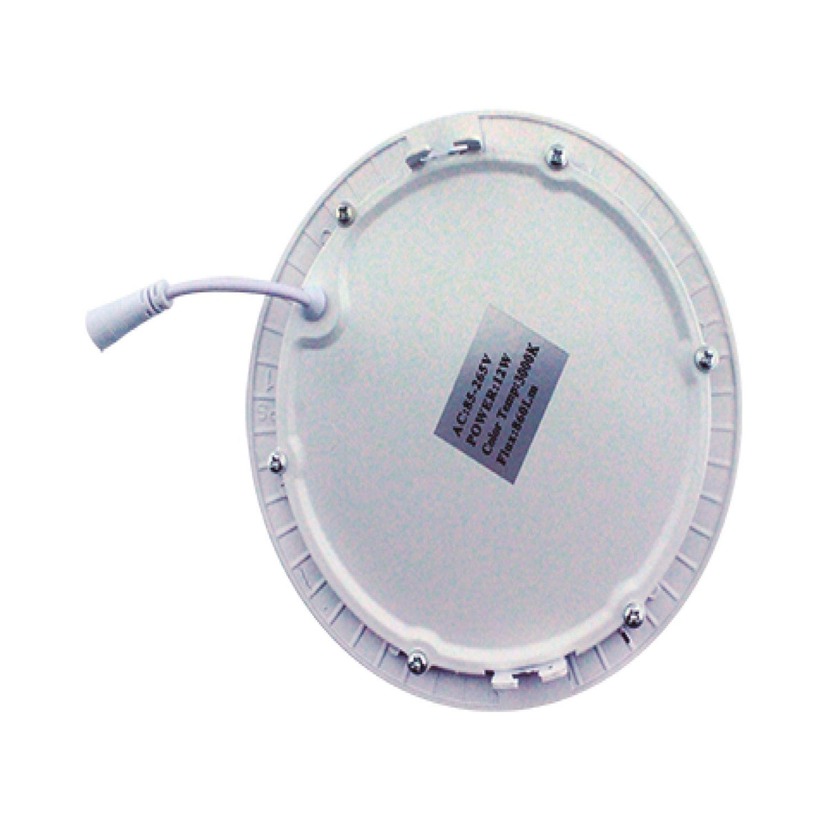 Foco LED panel ondo sobrepuesto, 18W, Luz blanca, ahorro 80%