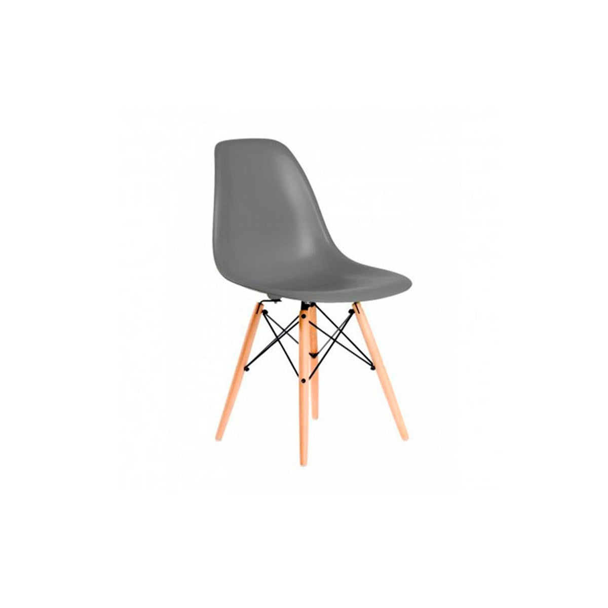 Silla Estilo Eames Plata