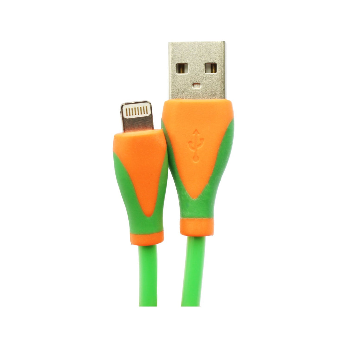 Cable Neón USB a Lightning, 1 mts. color GREEN.