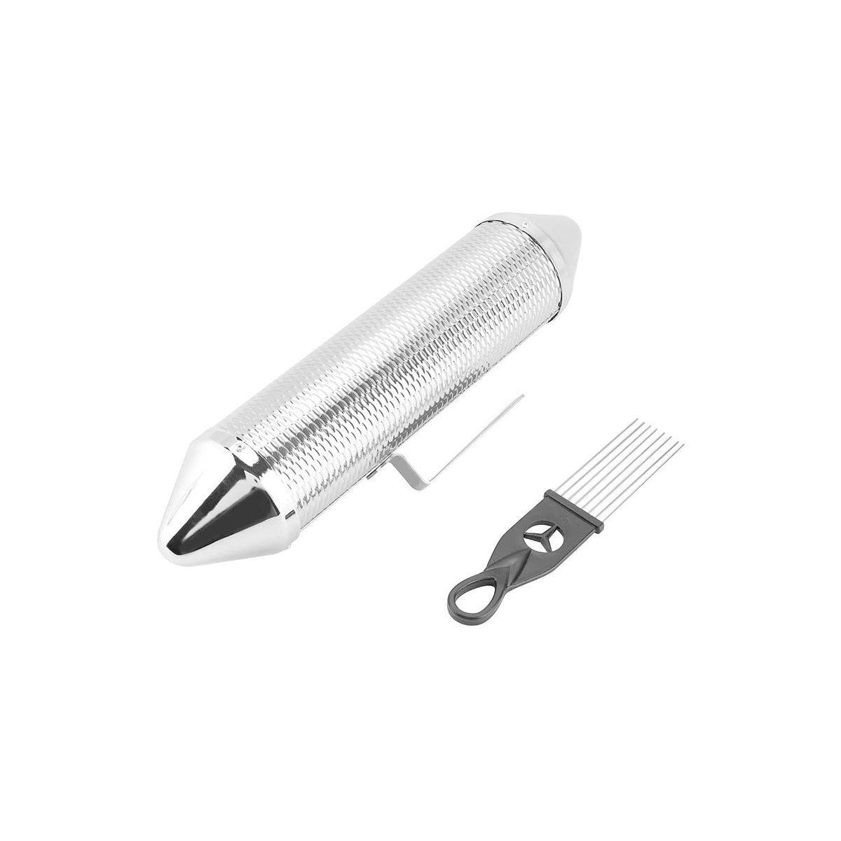 Güiro Hendrix Torpedo de Metal Color Silver