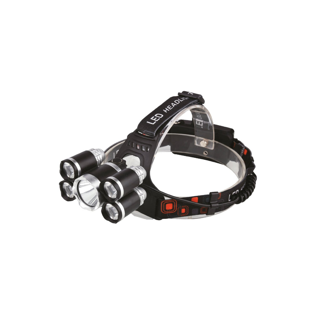 Linterna Tecnolab Led, 2 baterías 18650, 10.000 LM. 5 luces