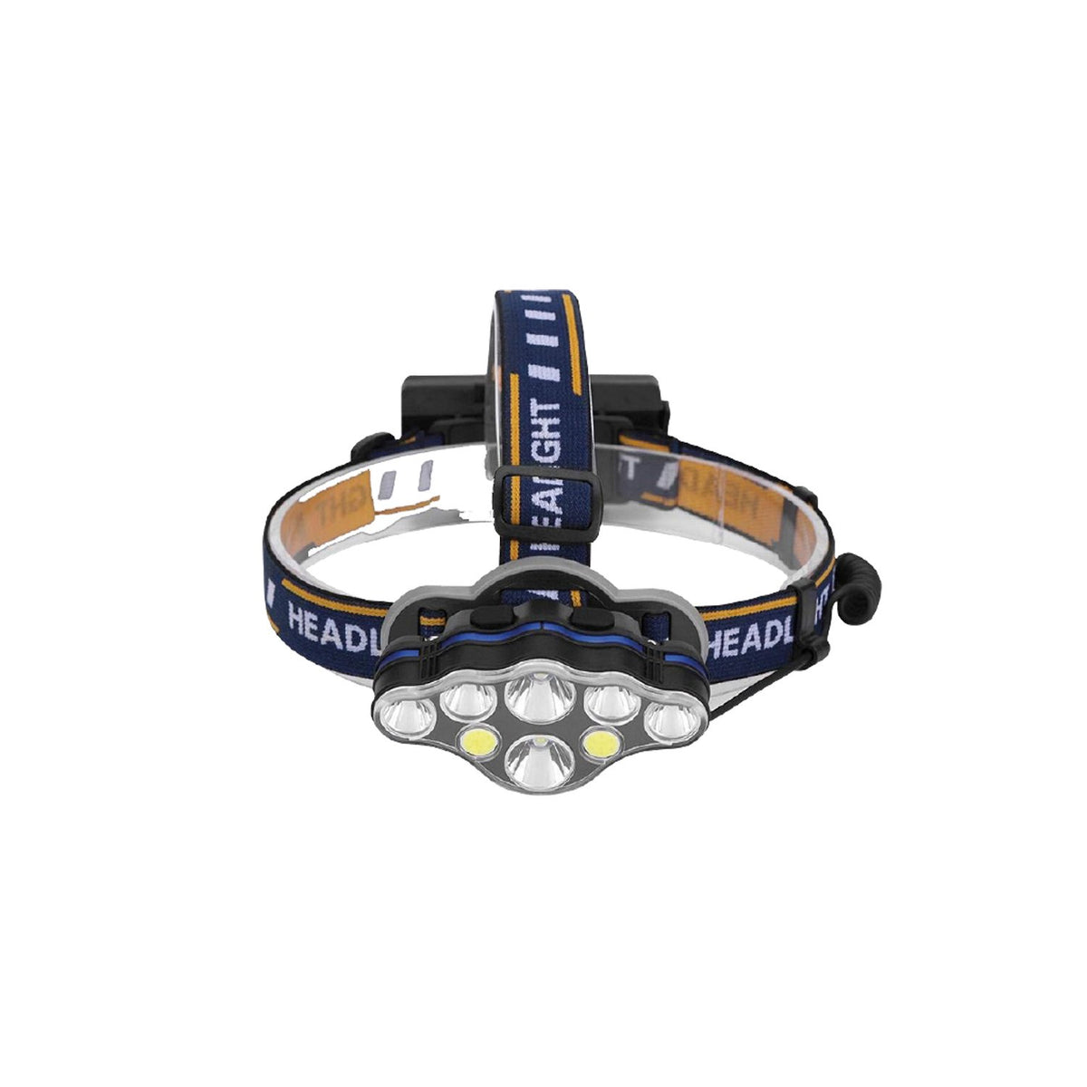 Linterna Tecnolab Led 2 baterías 18650, 10.000 LM. 8 luces