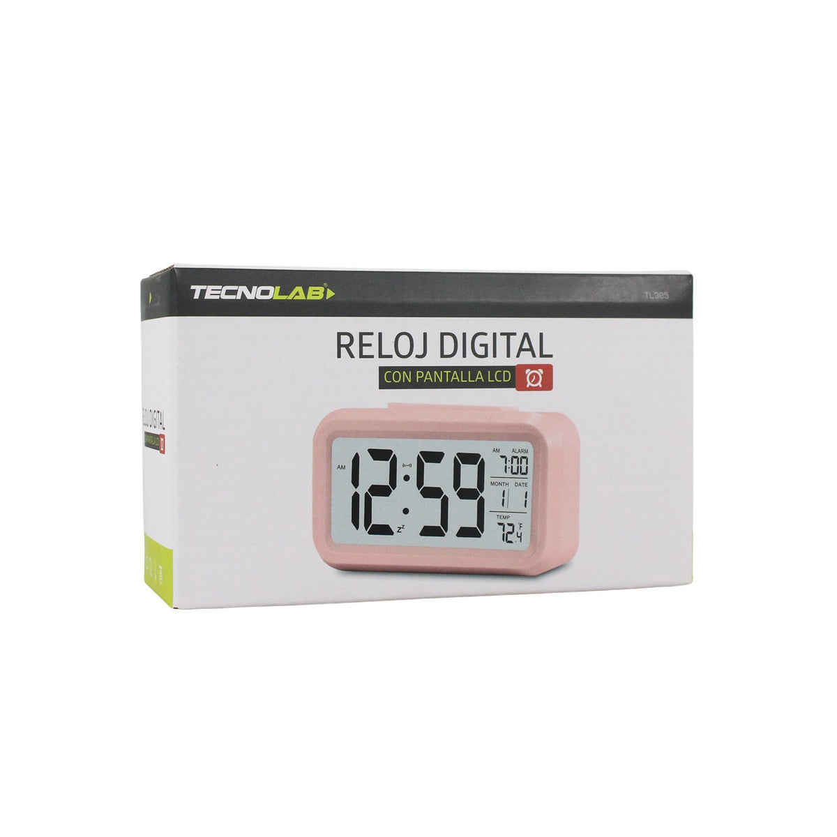 Reloj digital Tecnolab sensor automático Pink