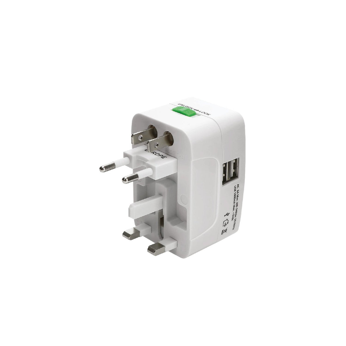 Adaptador universal con doble puerto Tecnolab