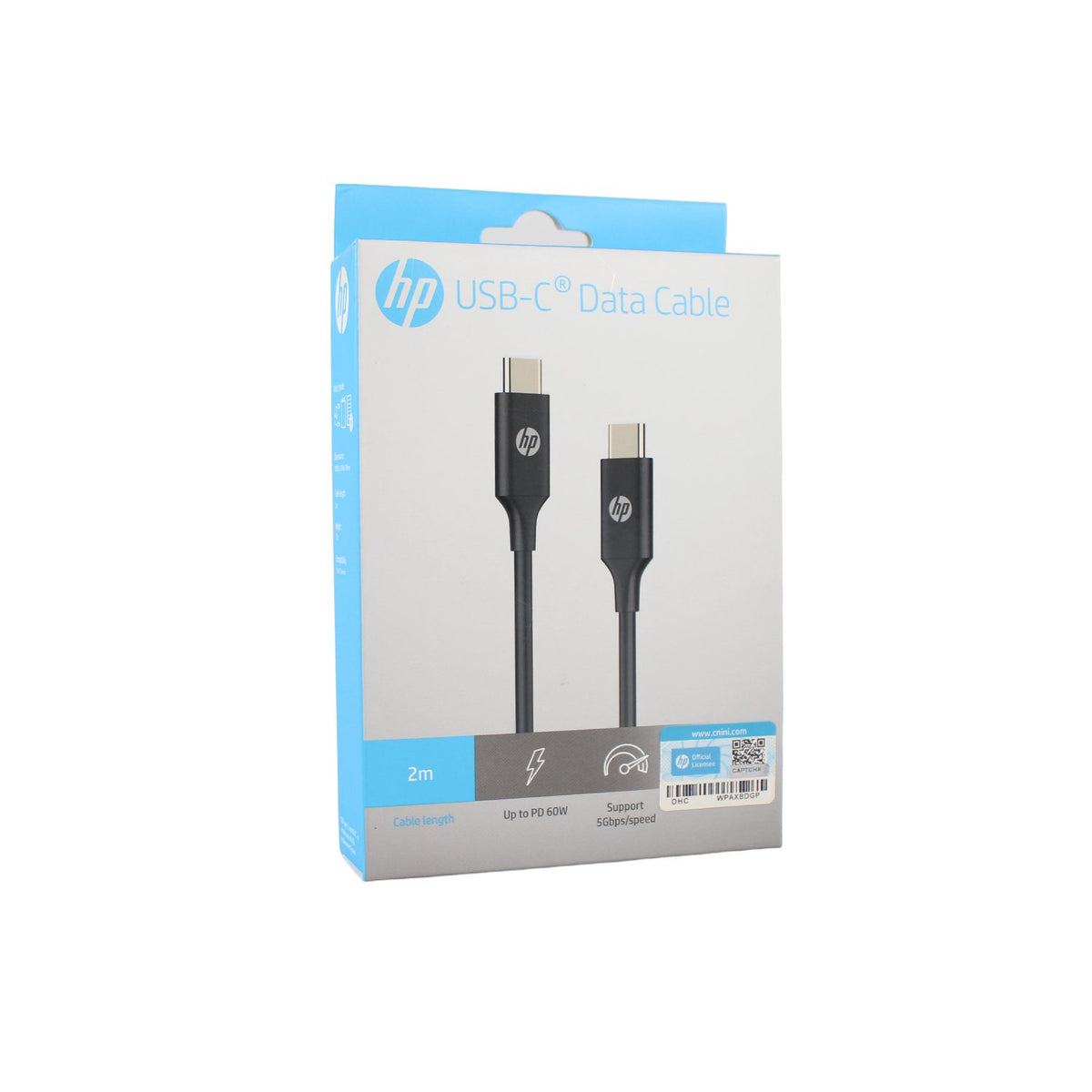 Cable HP tipo c a c carga rápida 60W 2m