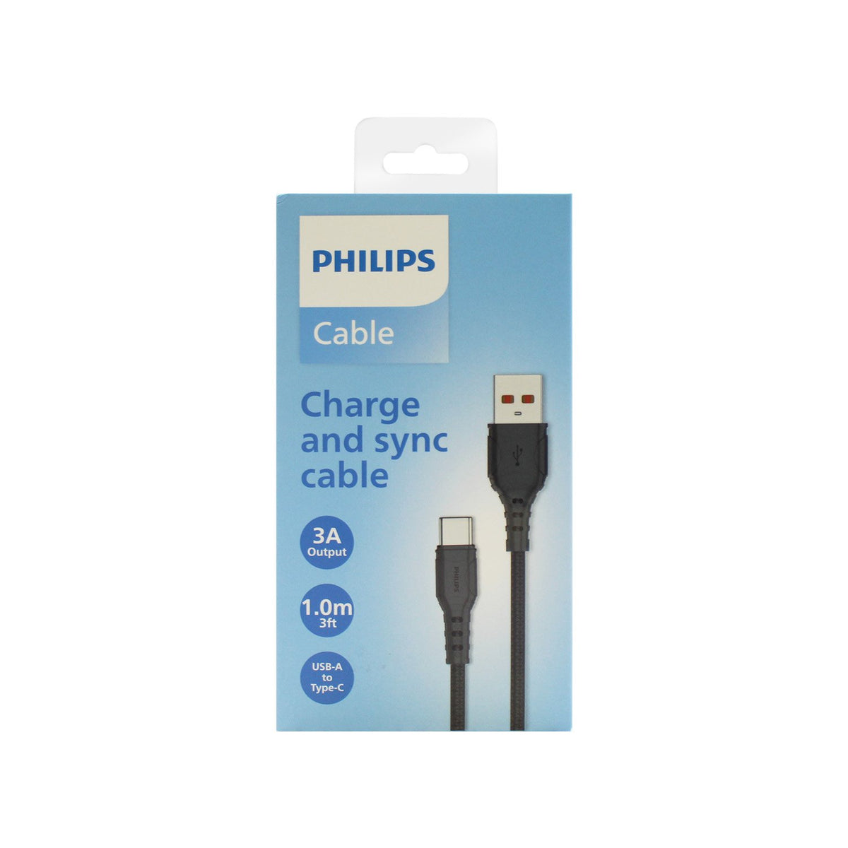 Cable USB 3.0 a tipo c Philips 1mt