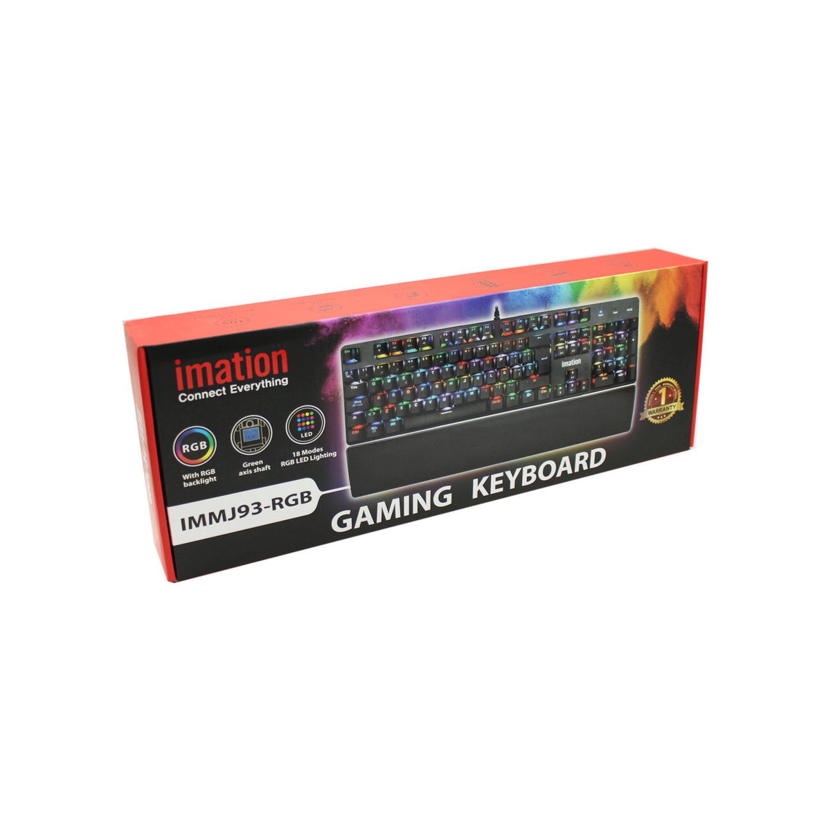 Teclado Imation RGB cable 1.7mts con apoya muñecas