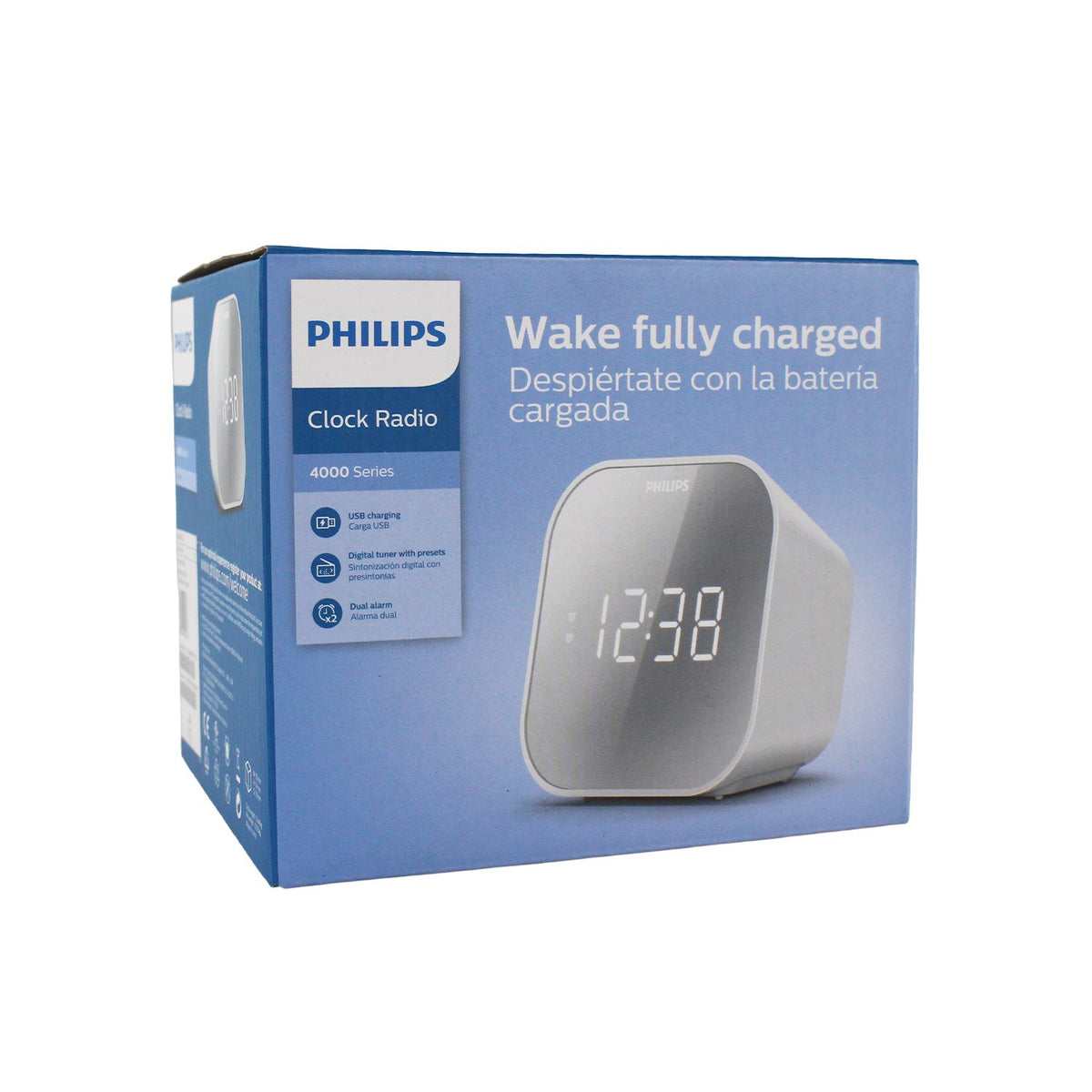 Reloj despertador Philips con radio