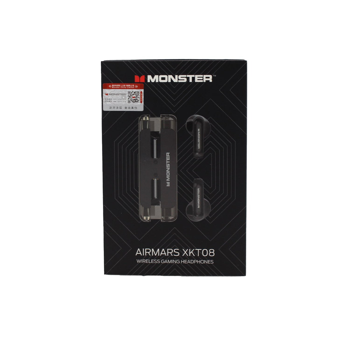 Audífono Monster Bt V5.3 Uso Continuo 5 Hrs Black