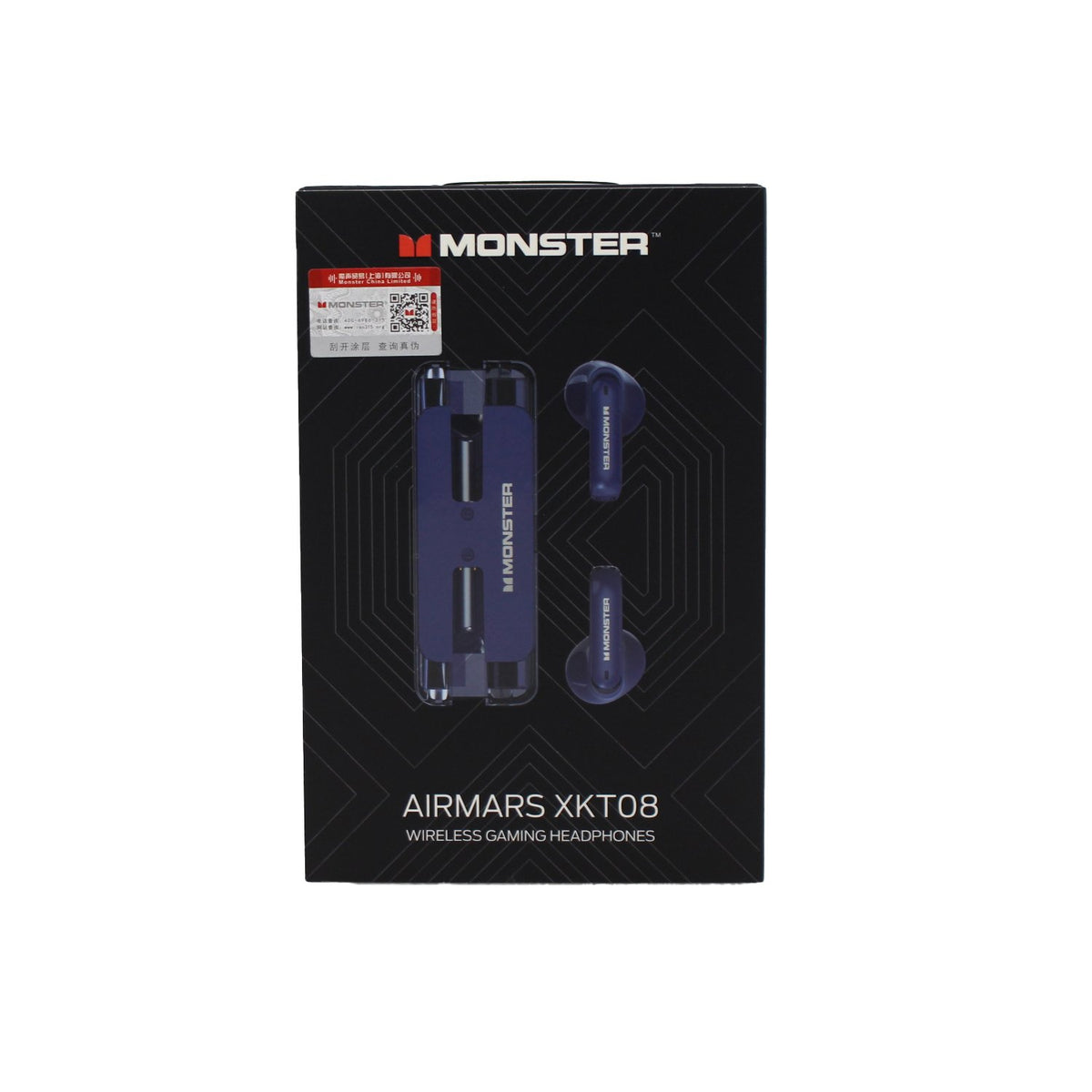 Audífono Monster Bt V5.3 Uso Continuo 5 Hrs Blue