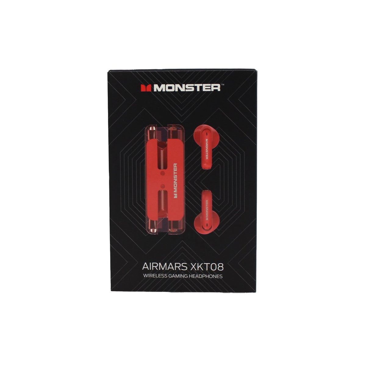 Audífono Monster Bt V5.3 Uso Continuo 5 Hrs Red