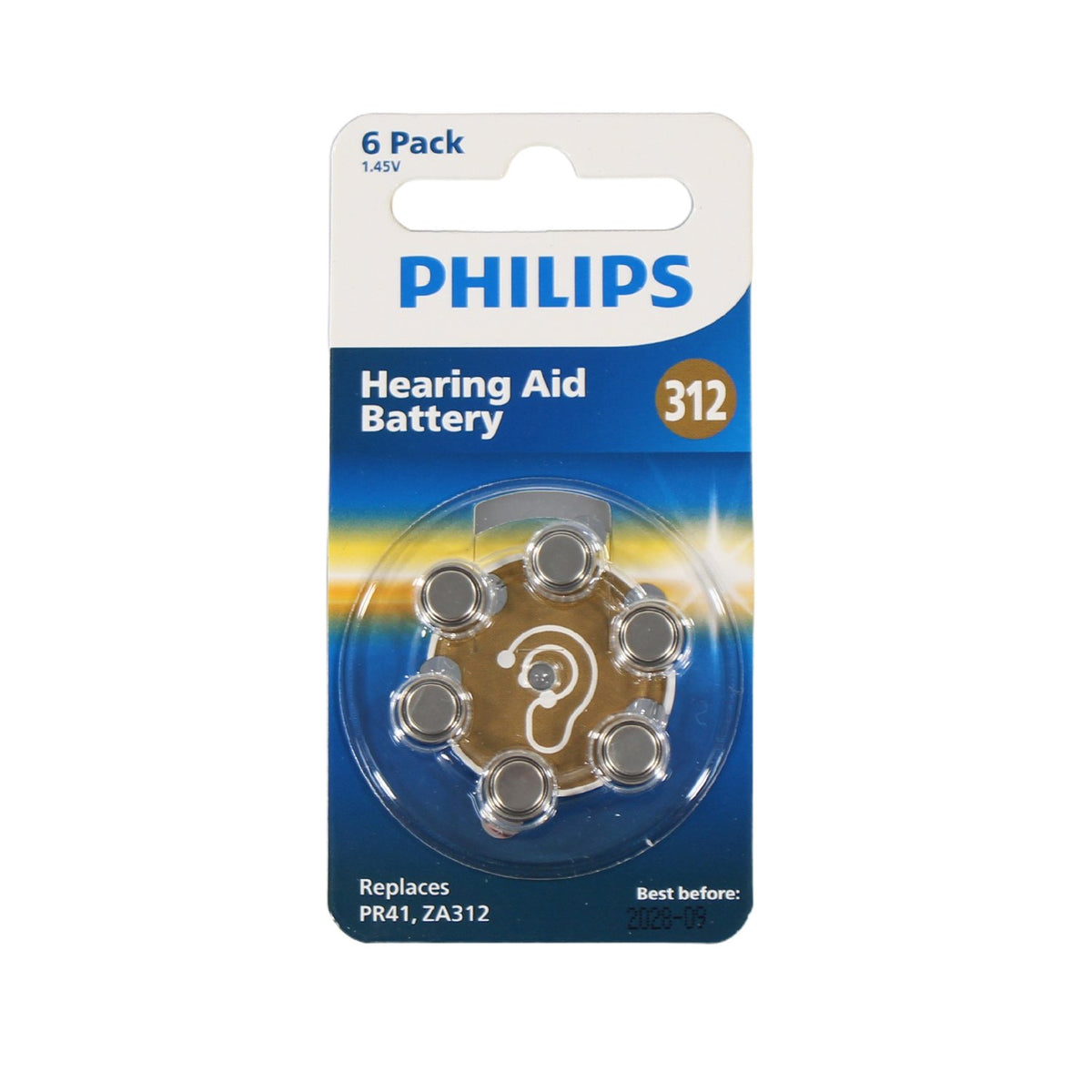 Pilas Philips para audífonos blíster A312