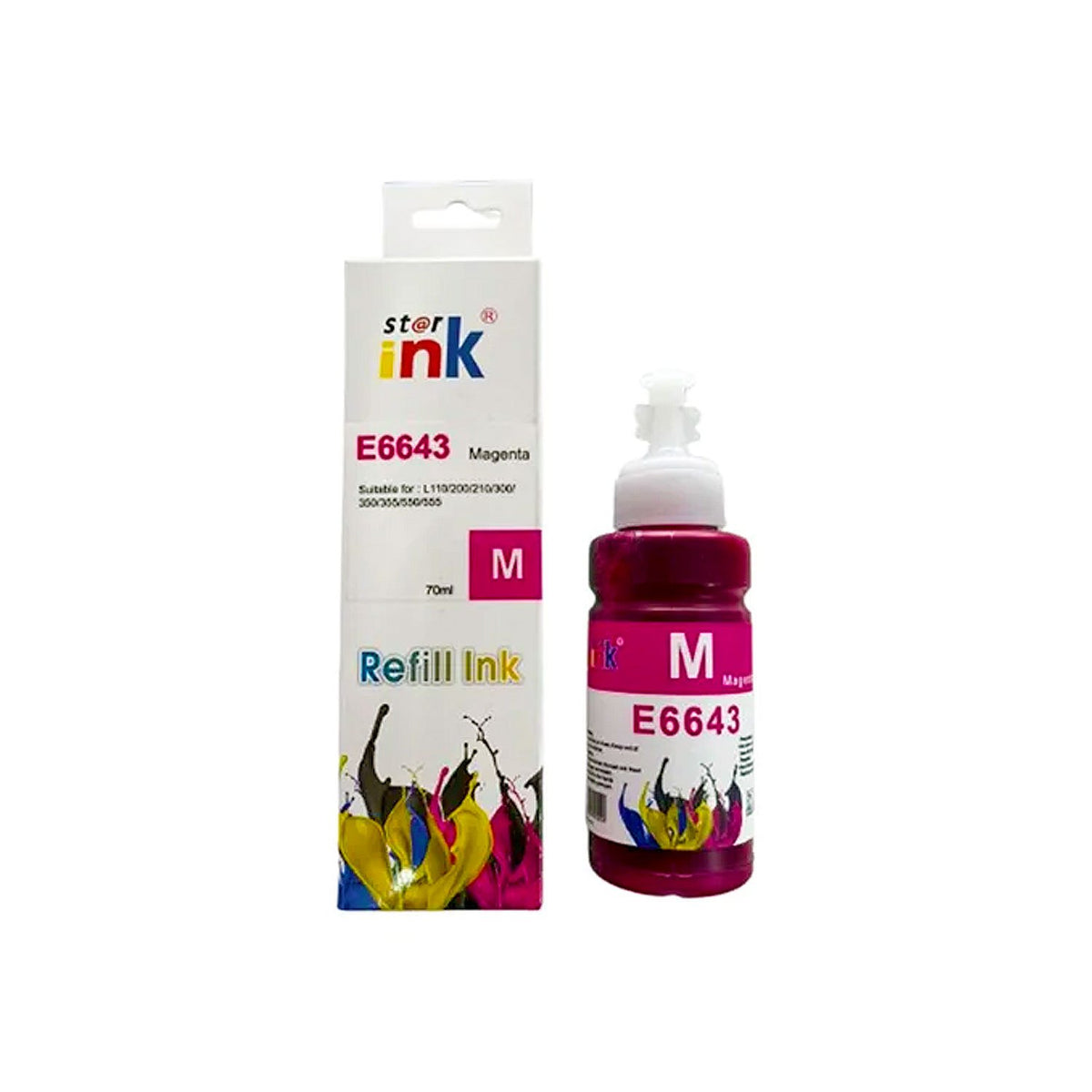 Botella De Tinta Para Epson T664M