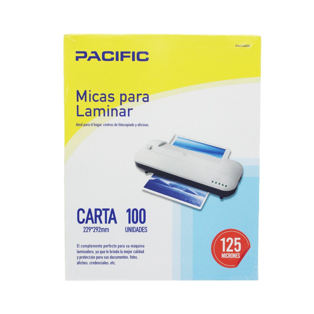 Láminas Termolaminadora carta 125mic