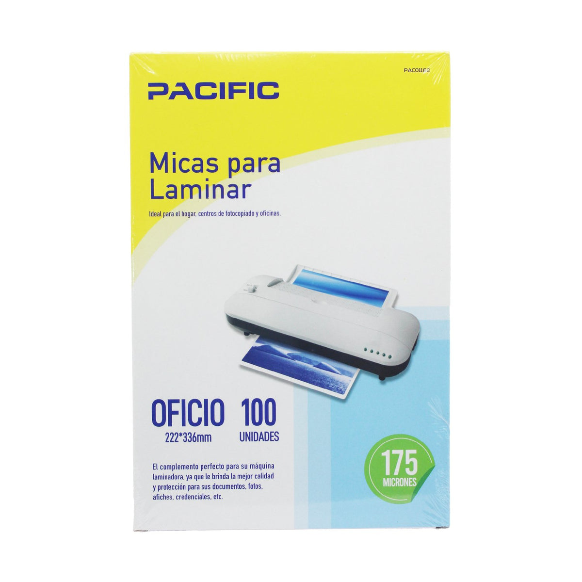 Láminas Termolaminadora oficio 175mic