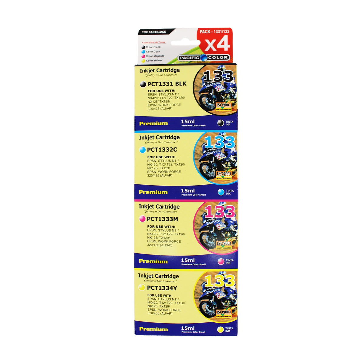 Pack Cartuchos Para Epson Pct1331