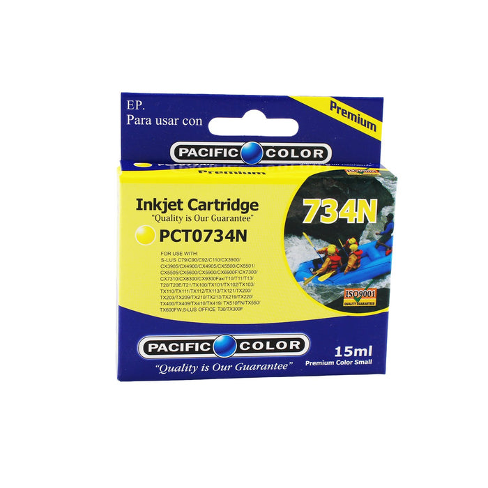 Cartucho De Tinta Para Epson To 734 Yellow 15Ml