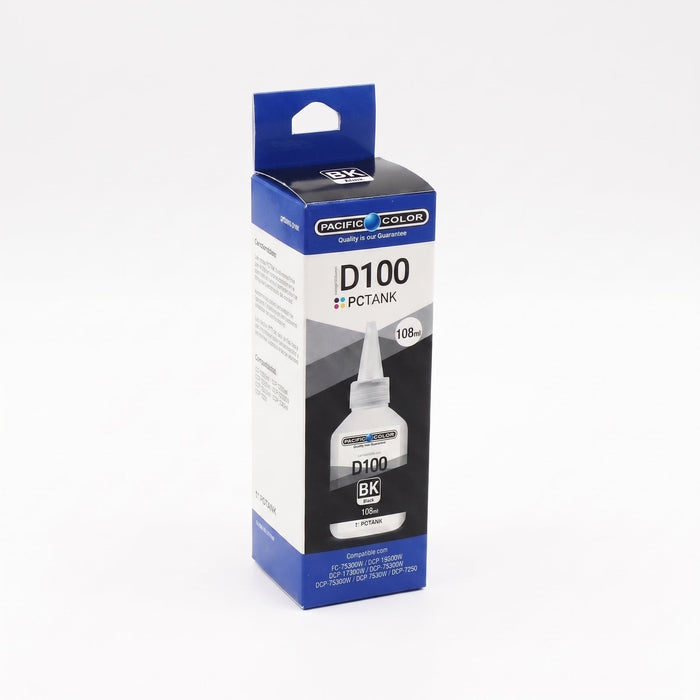 Botella de Tinta Pacific Color BTBRD100 BK