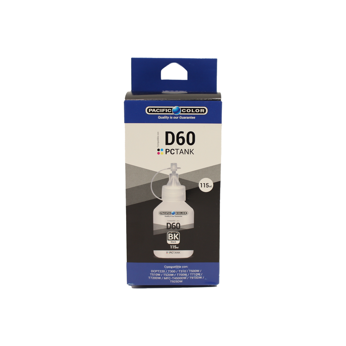 Botella De Tinta Para Brother Btd60Black
