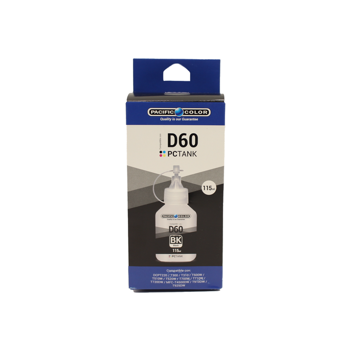 Botella De Tinta Para Brother Btd60Black