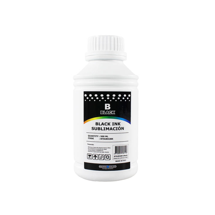 Botella De Tinta de Sublimación 52 Negra