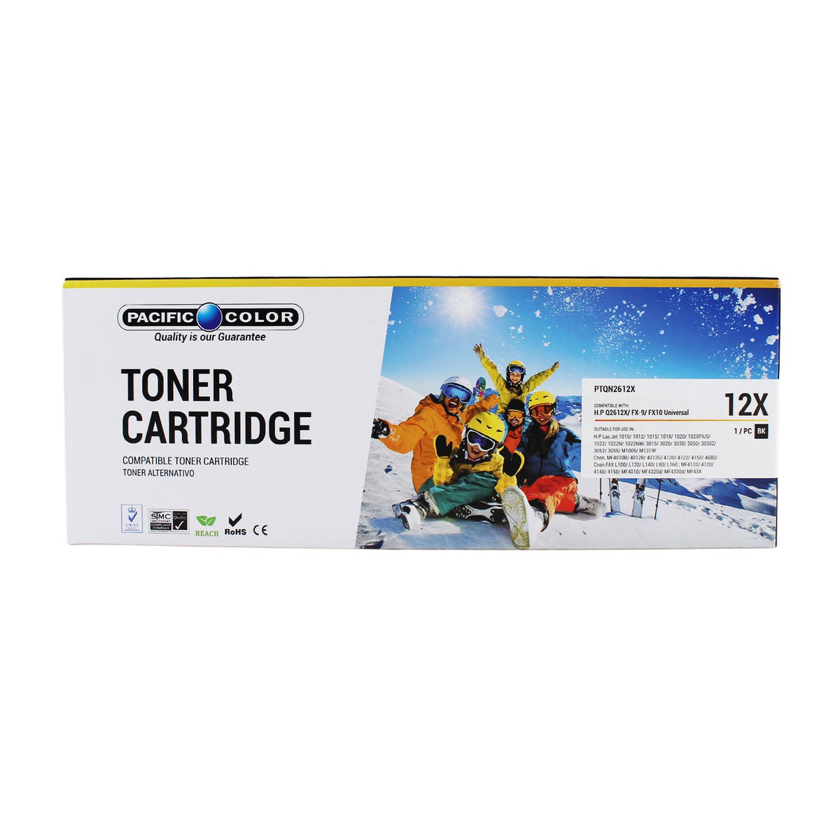 Tóner Compatible Pacific Color 12X "Jumbo" (Alta Capacidad)