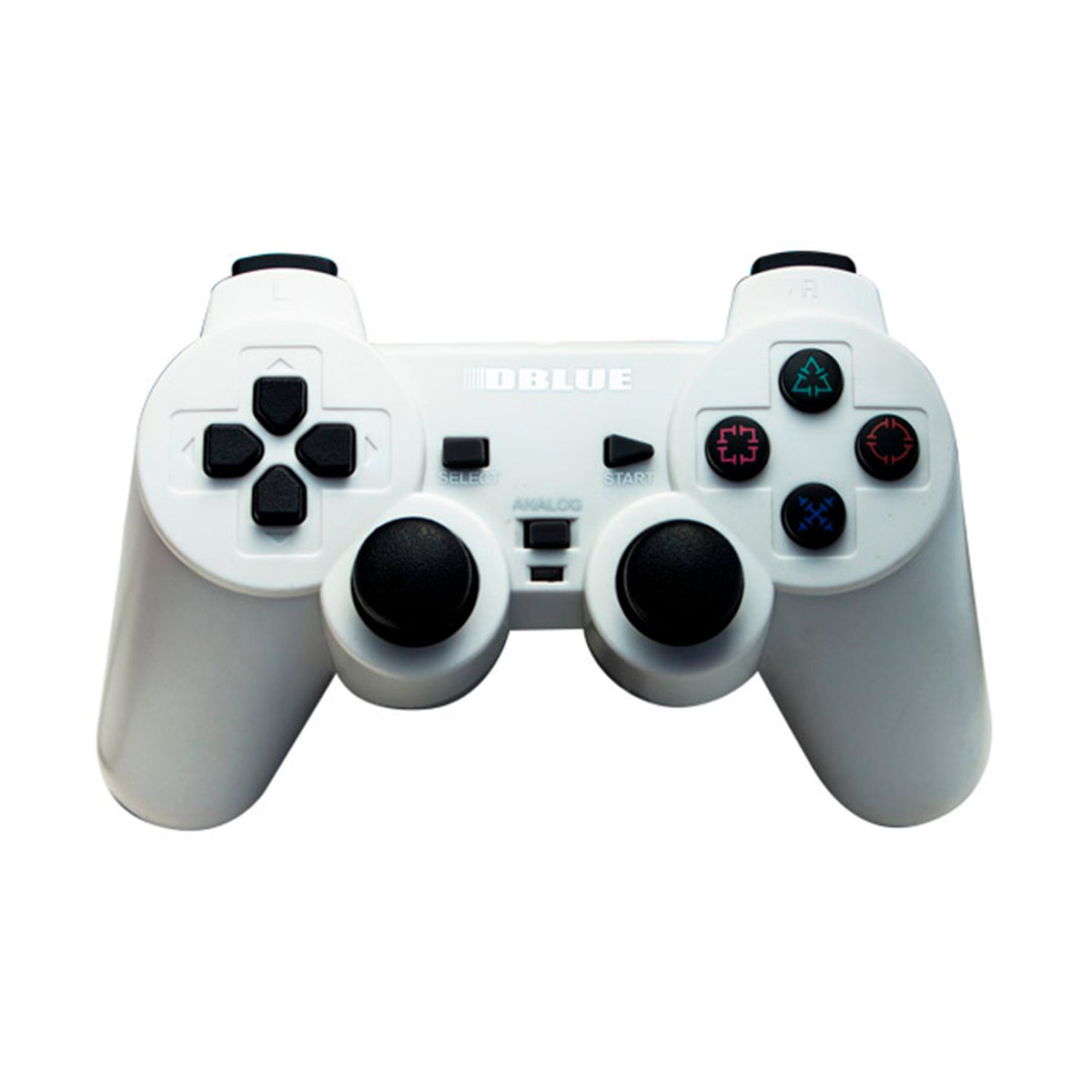 Control DBlue D-shock USB ergonómico White