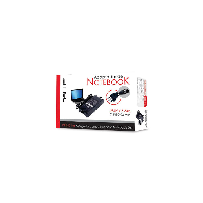Cargador de notebook DBlue 19.5v/3.34a