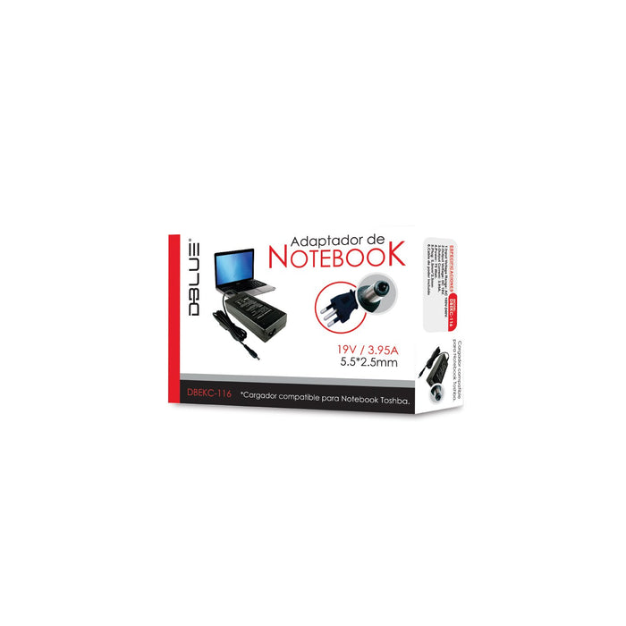 Cargador Notebook DBlue 19V/3.95 A