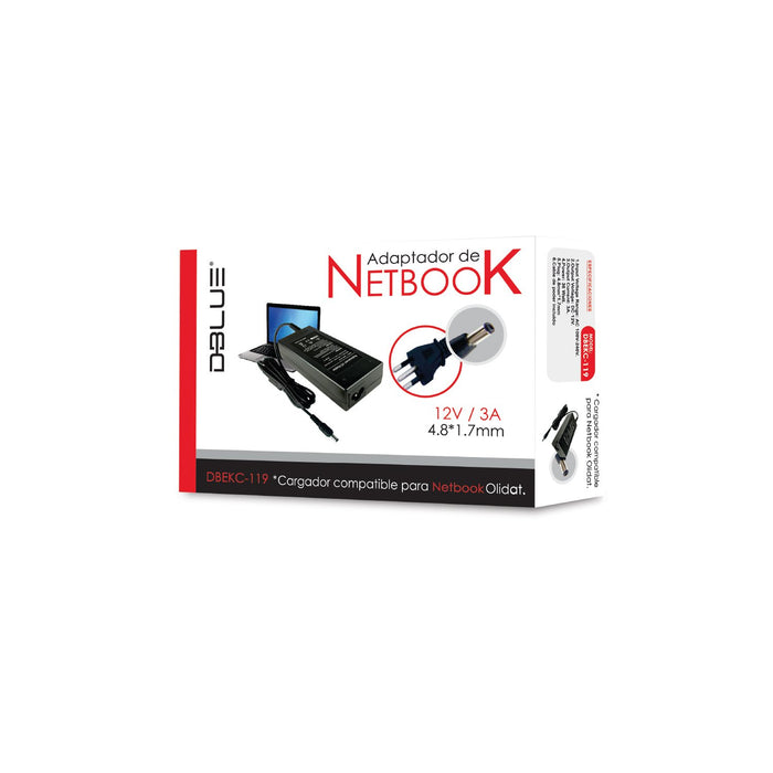 Cargador de notebook DBlue 12v/3a