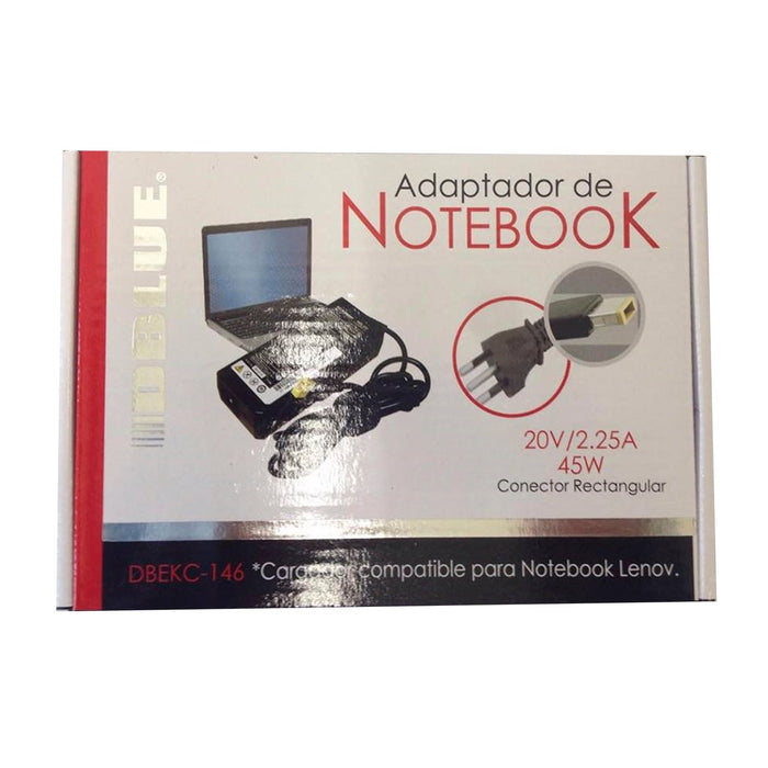 Cargador de notebook DBlue 20V, 2,25A 60W
