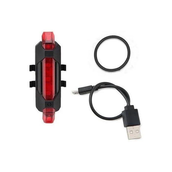 Luz Led Para Bicicletas Con Carga USB, A Prueba De Lluvia