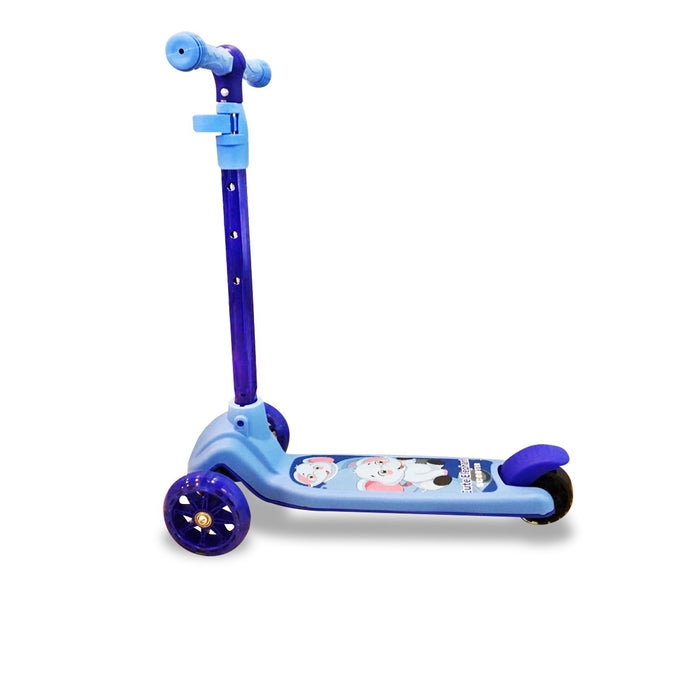 Scooter 4 ruedas con Luz blue