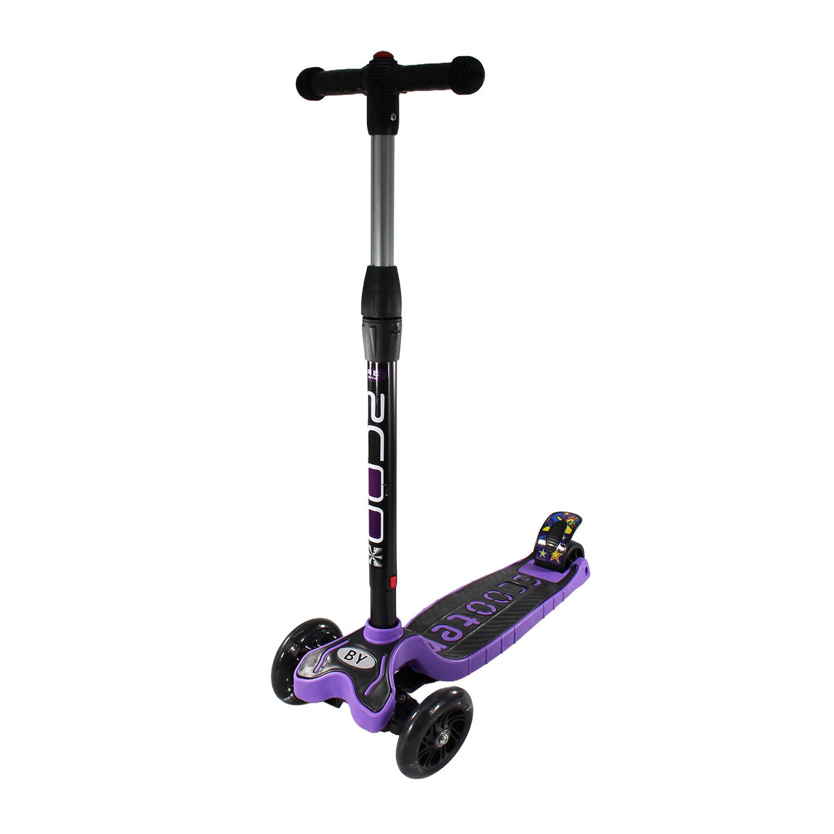Scooter 4 ruedas con Luz Purple