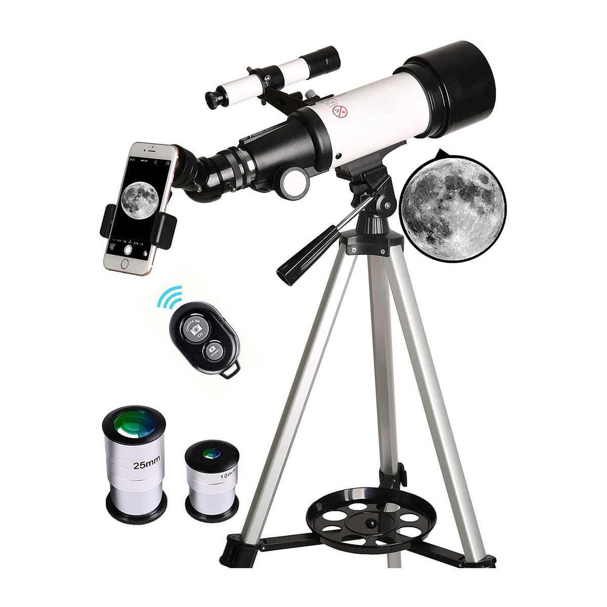 Telescopio portátil y potente