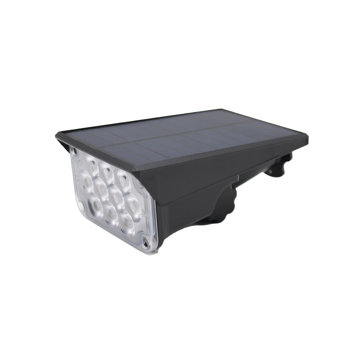Estaca solar ajustable para jardín 20 Leds, panel solar