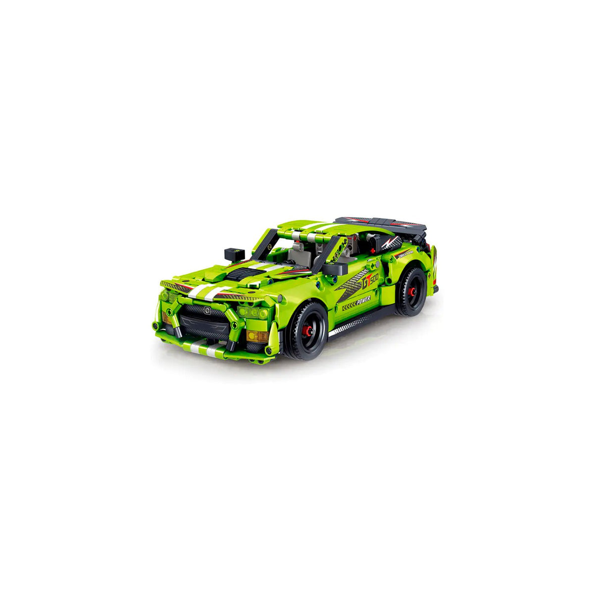 Set de bloques armables, modelo auto de carrera
