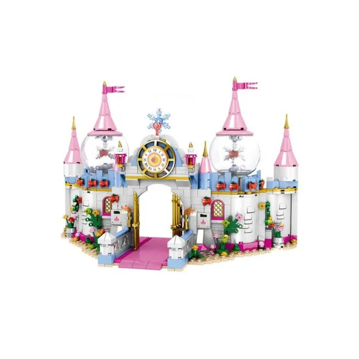Set de bloques armables, modelo castillo de princesas