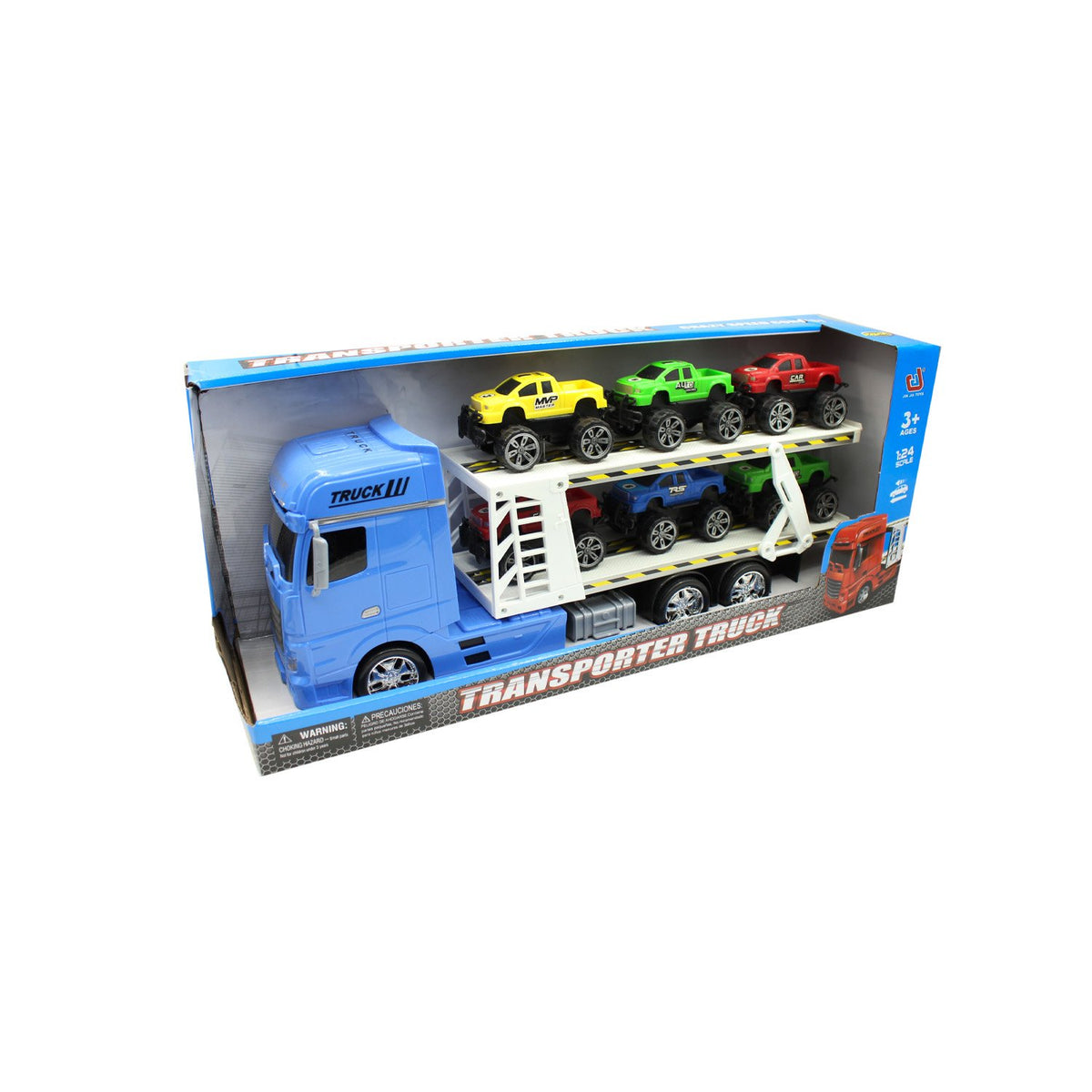 Camión transportador de juguete a fricción