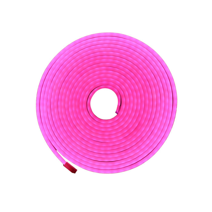 Tira led neón 5mts rosa