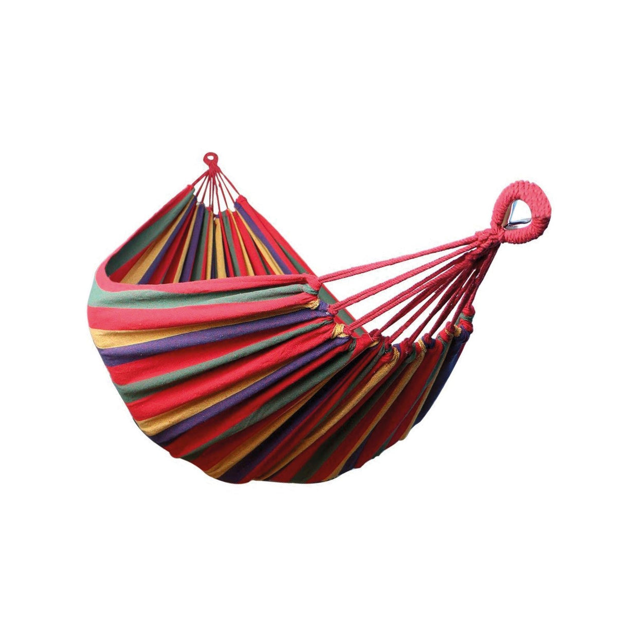 Hamaca colgante para exteriores, 180x150cm 100% algodón