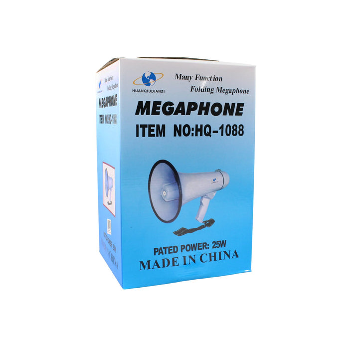 Megáfono profesional ligero, batería no incluida