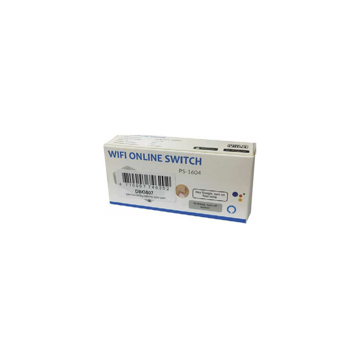 Enchufe inteligente con Wifi de 2.4 GHz